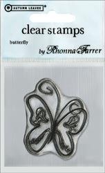 Clear stamp - Butterfly - Autumn leaves