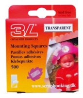 Mounting square 6x13mm