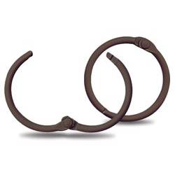 2 anneaux chocolat - 2 cm