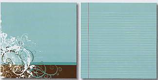 Carefree- Sky school stripe - Heidi Swapp