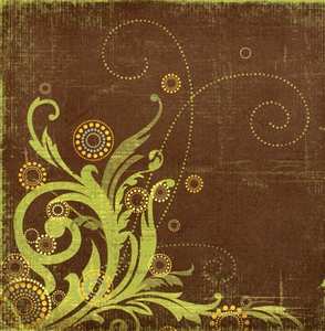 Wild Saffron - Green swirl - K&Company