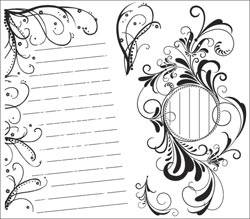 Tampons clear Journal - Bo Bunny