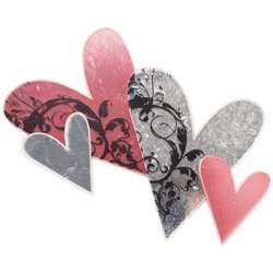 Embellissements miroir COEUR - Heidi Swapp