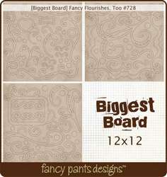 Chipboards biggest board Fancy Flourishes Two - Fancy Pants