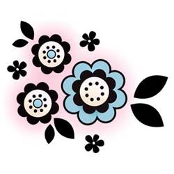 Tampon clear Baby Powder Flower - Imaginisce