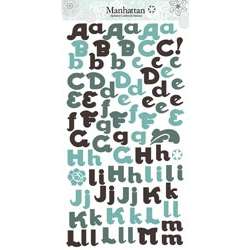 Stickers alphabet Manhattan - Autumn Leaves