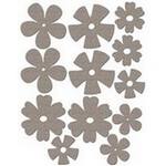 Chipboards Fleurs 1 Plain Jane