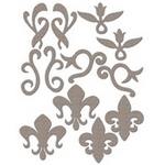 Chipboards accents décoratifs