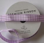 Ruban parme vichy - American crafts