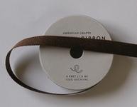Ruban uni chocolat - American crafts