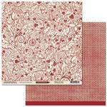 Betty - Red floral / Dots - Scribble scrabble