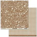 Betty - Brown floral / Dots - Scribble scrabble