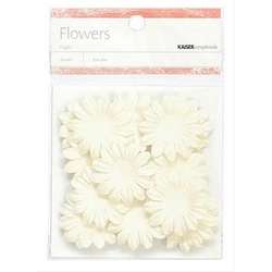Fleurs WHITE 3.5 cm - Kaisercraft