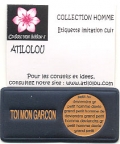 Etiquette Toi mon garçon - Atilolou