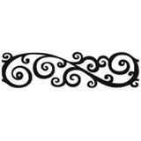 Felt fusion border feutrine - Scroll black