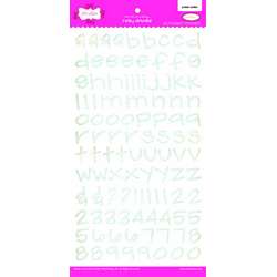 Stickers alphabets CUBICLE GRAPH - Pink Paislee