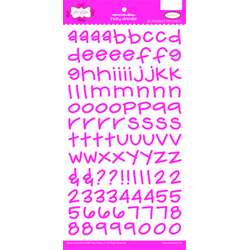 Stickers alphabet RASPERRY - Pink Paislee