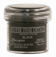 Poudre à embosser SUPER FINE DETAIL BLACK - Ranger