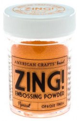 Poudre à embosser ZING APRICOT - A.Crafts