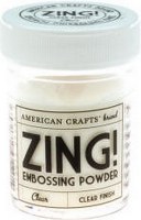 Poudre à embosser ZING CLEAR - American crafts