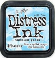 Distress ink - Tumbled glass