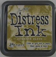 Distress ink - Crushed olive