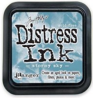 Distress ink - Stormy sky