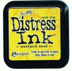 Distress ink - Mustard seed