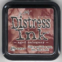 Distress ink - Aged Mahogany