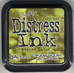 Distress ink - Peeled paint