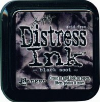 Distress ink - Black soot