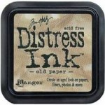 Distress ink - Old paper