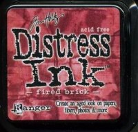 Distress ink - Fire brick