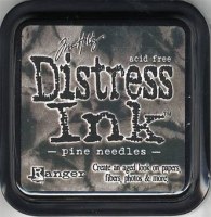 Distress ink - Pine needle