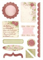 Die cuts elements ENGLISH ROSE - Kaisercraft