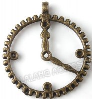 Charm ROUE HORLOGE bronze