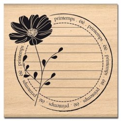 Tampon bois JOURNALING PRINTEMPS ETE - Florilèges