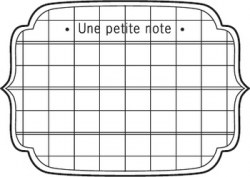 Tampon bois PETITE NOTE - FD