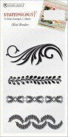 Tampons clear MINI BORDERS - Autumn leaves