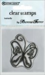 Tampon clear - Butterfly - Autumn leaves