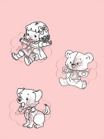 **Tampons clear PUPPY DOLL AND TEDDY - Belles'n whistles