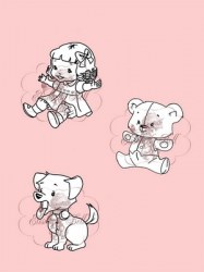 **Tampons clear PUPPY DOLL AND TEDDY - Belles'n whistles