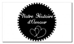 Tampon clear NOTRE HISTOIRE D'AMOUR - Chrysalide stamps