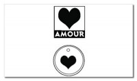 Tampon clear AMOUR - Chrysalide stamps