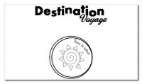 Tampon clear DESTINATION VOYAGE - Chrysalide stamps