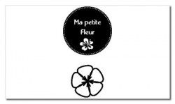 Tampon clear MA PETITE FLEUR - Chrysalide stamps