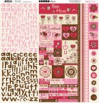 Stickers CRAZY LOVE - Bo Bunny