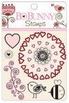 Tampons clear CRAZY LOVE - Bo Bunny