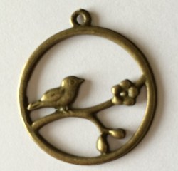 Charm FLORA 5 bronze