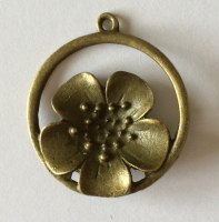 Charm FLORA 6 bronze